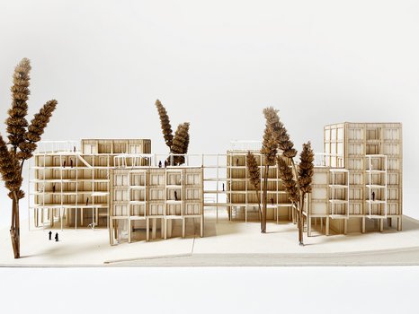 Holz-Architekturmodell